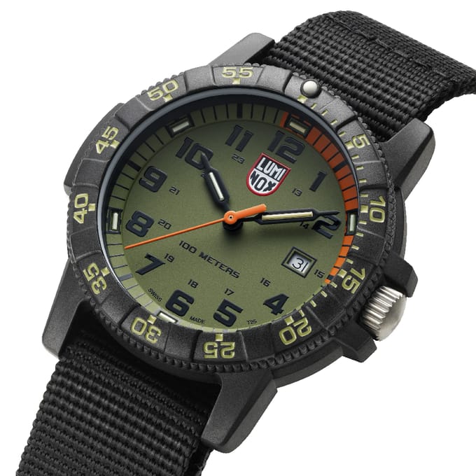 Luminox Leatherback Sea Turtle XS.0337 quartz herenhorloge groen