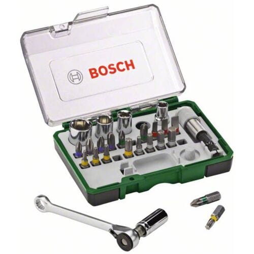 Bosch Accessories Promoline 2607017160 Dopsleutelset Metrisch 1/4 (6,3 mm) 27-delig