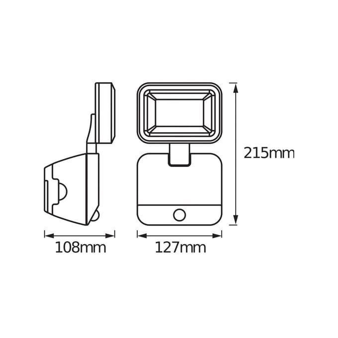 OSRAM HOMELIGHTING Battery LED Spotlight Sensor 4W 4000K IP54 White 4099854497537 Buitenschijnwerper 4 W Lichtkleur (naam): Neutraalwit