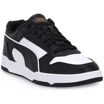 PUMA RBD Game Low Unisex Sneakers - Zwart/Wit/Goud
