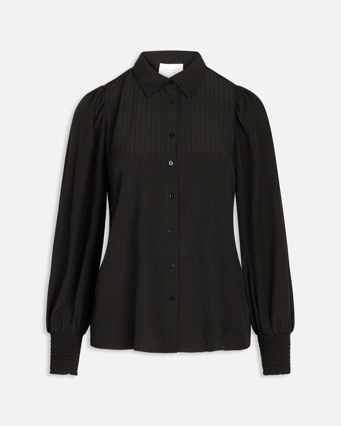 SISTERS POINT Viada-sh - Dames Blouse - Black - Maat M