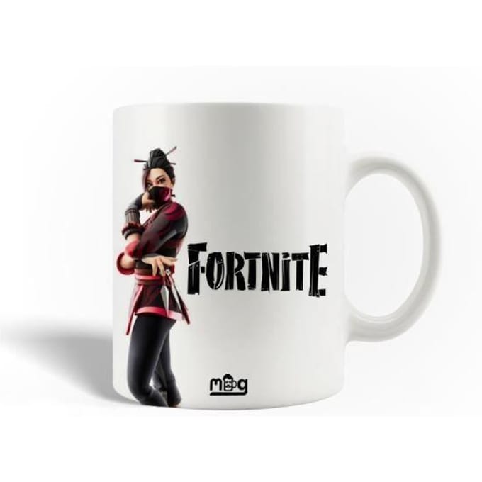 Mug en Céramique - Fortnite - Red Jade - 30cl - Compatible Lave-Vaisselle - Blanc