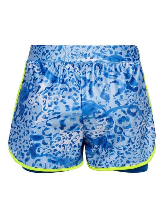 Only Play Angilia LIFE AOP TRAINING SHORTS - Blauw - Maat S