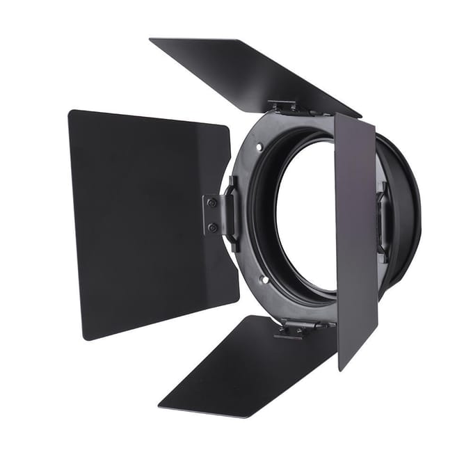 Flits Stroboscoop Barndoor Reflector Diffuser & Honingraat Raster 4X Kleurenfilter gray