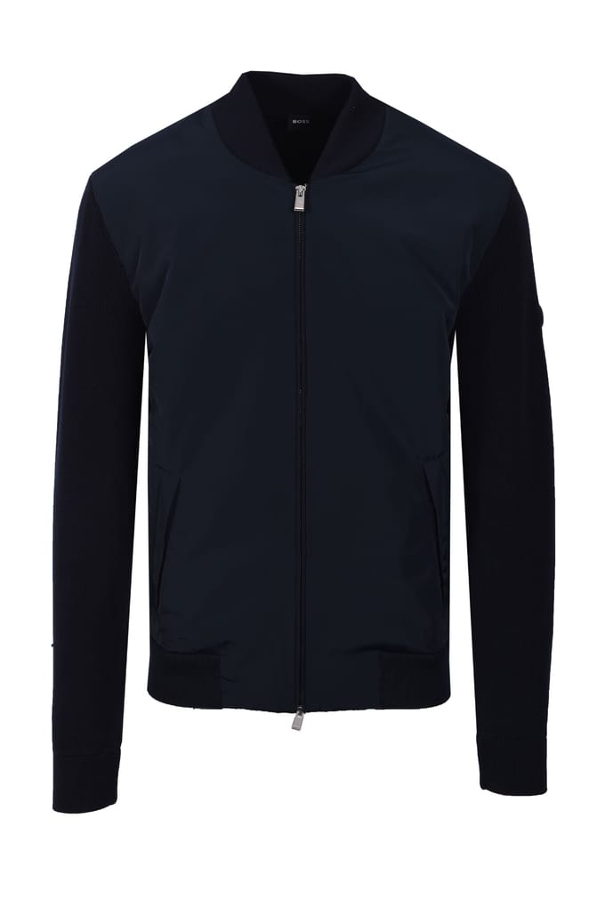 BOSS Black Vest heren Blauw C-Ubaio 10277311 01 50556325/404
