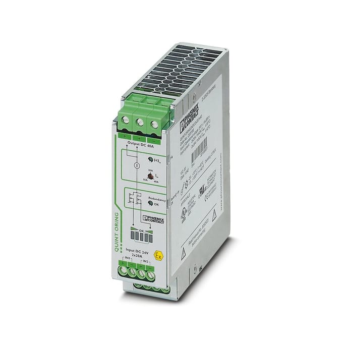 Phoenix Contact 2320186 DIN-rail redundantie module 40 A Aantal uitgangen: 1 x