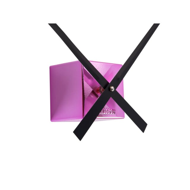Karlsson wandklok diy cubic metallic metallic dark pink- Ø40cm