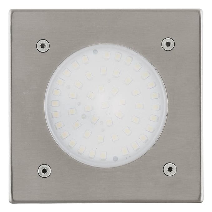 EGLO Lamedo - Buitenverlichting - Grondinbouwlamp - 1 Lichts - LED - RVS - Wit