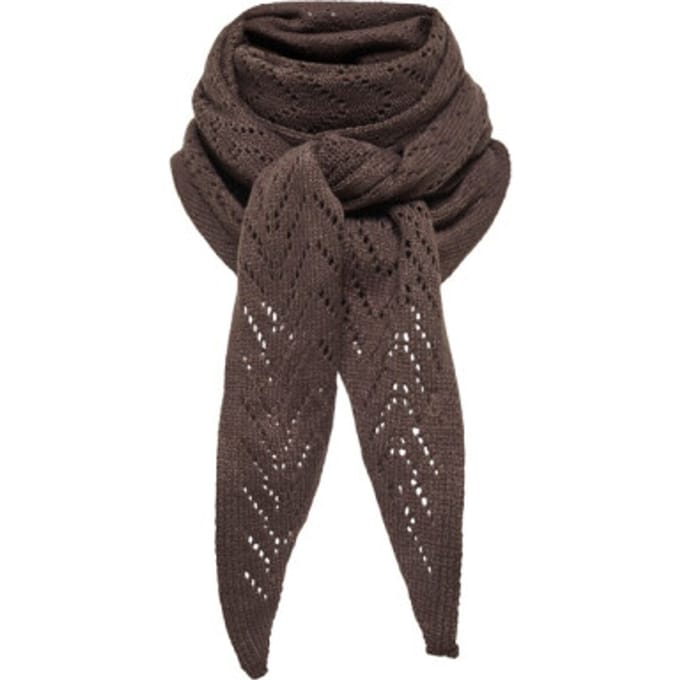 Only onlmarie pointelle triangle scarf c 15376243 bracken