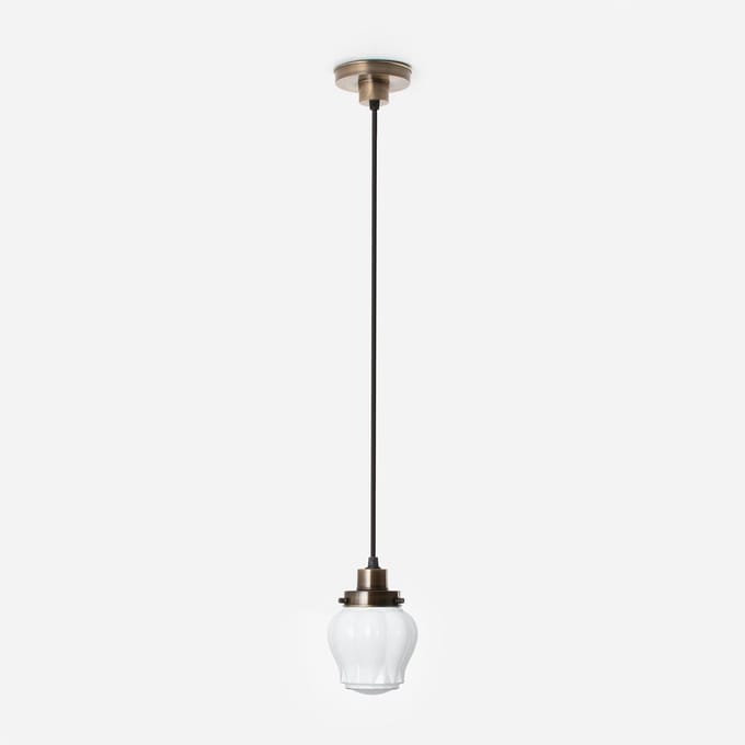 Hanglamp aan snoer Eden 20's Brons - Art Deco Trade