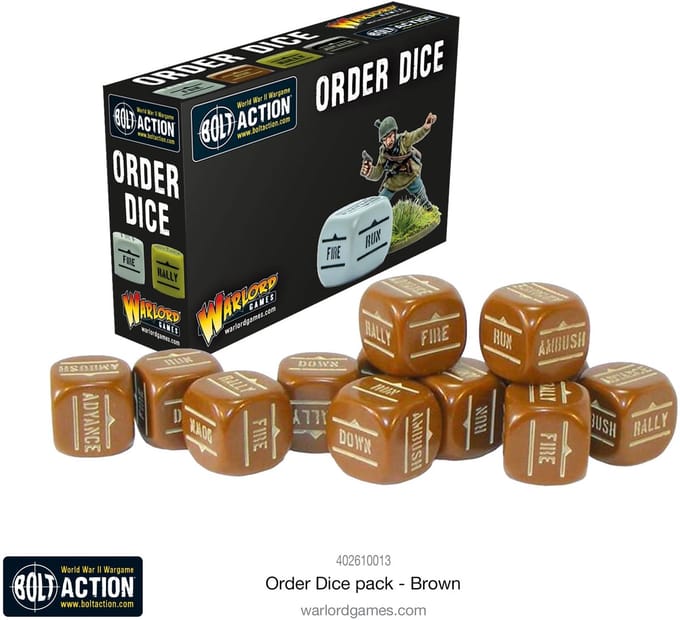 Order Dice Pack - Brown