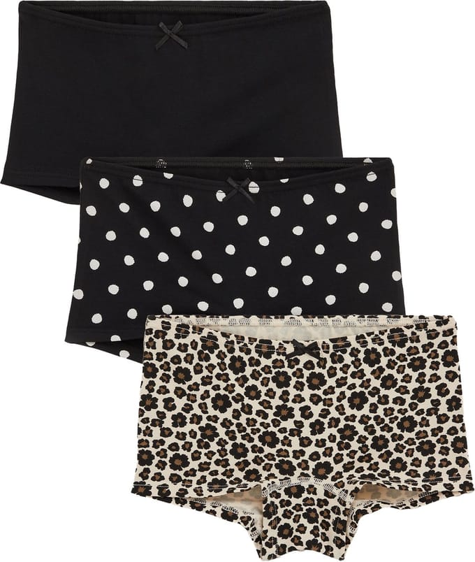 WE Fashion Meisjes 3-pack onderbroeken met print