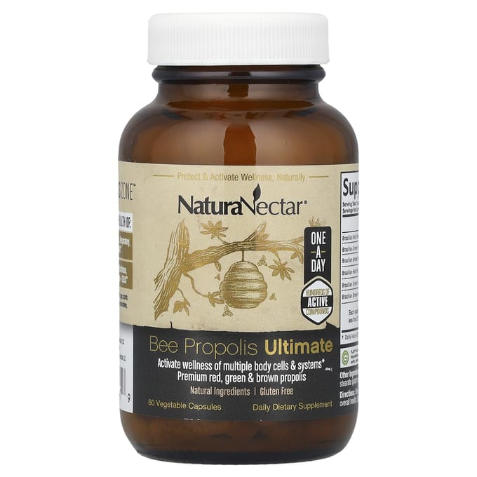 NaturaNectar, Bee Propolis Ultimate, 60 Veggie Capsules