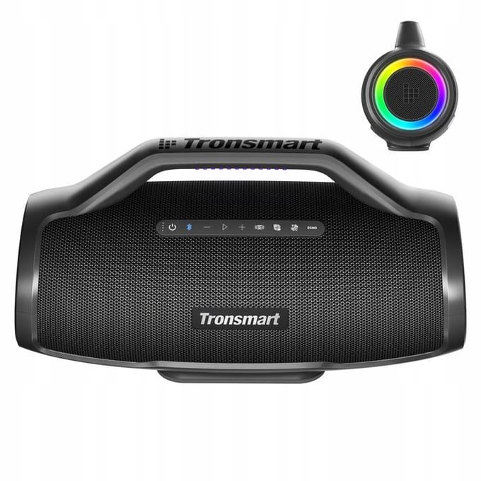 Tronsmart Bluetooth-luidspreker Bang Max Bluetooth-luidspreker, draadloze krachtige luidspreker met 130 W, gitaar-/microfooningang, synchronisatie met meer dan 100 luidsprekers, app-bediening