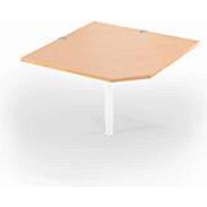 Schäfer Shop Select hoekplank PLANOVA BASIC, B 1000 x D 1000 mm, beuken decor/wit