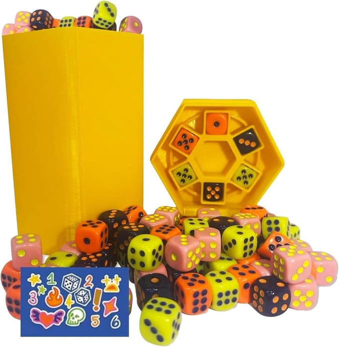 Actievol en Interactief Dobbelspel voor Feestjes en Teambuilding met 80 Dobbelstenen