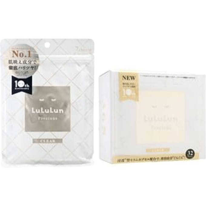 LuLuLun - Precious Face Mask Clear 32 pcs