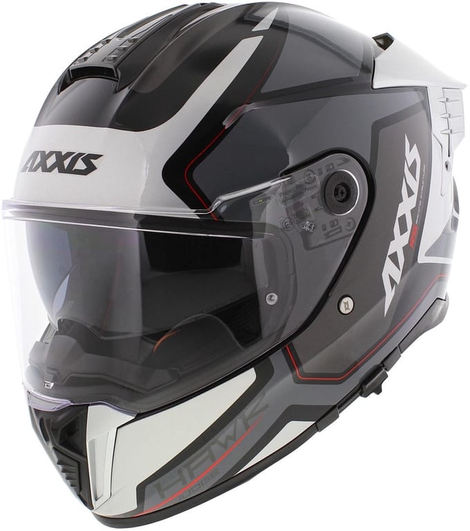 Axxis Hawk SV Evo Integraal helm Judge B2 glans grijs titanium
