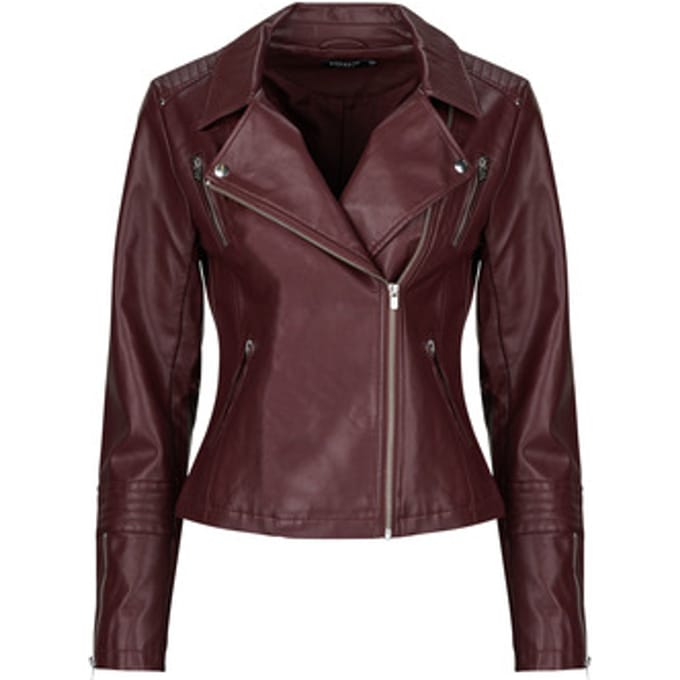 ONLY - ONLGEMMA FAUX LEATHER BIKER OTW NOOS - Dames - Gewatteerde jassen