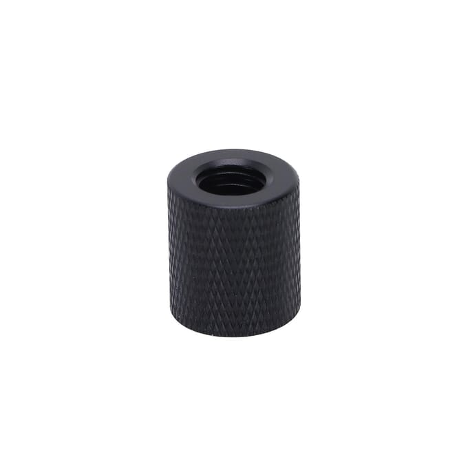 Vrouwelijk 3/8 Inch?16 naar Vrouwelijk 1/4 Inch?20 Draad Adapter Aluminiumlegering Schroef Camera Statief Monopod black