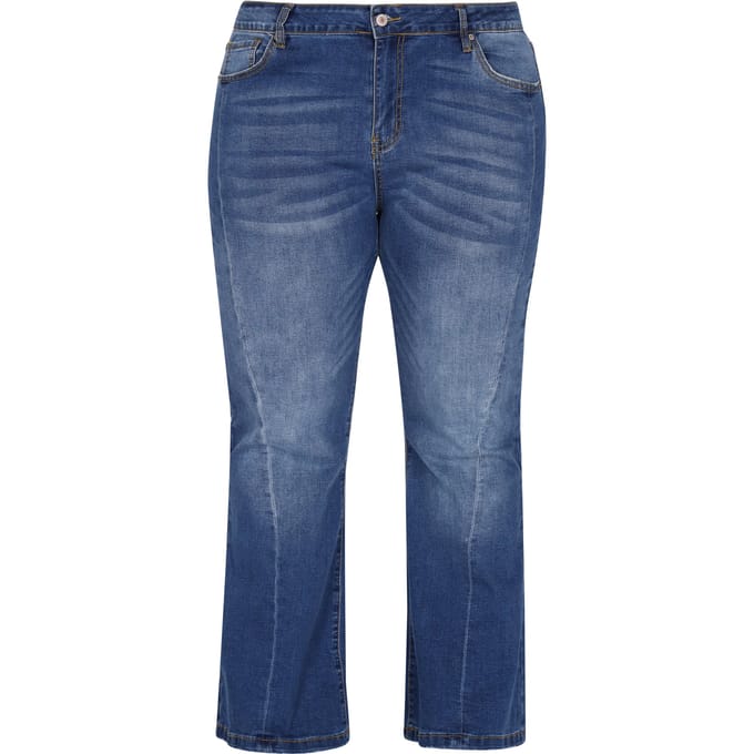 IZIA Plussize broek vrouwen donkerblauw