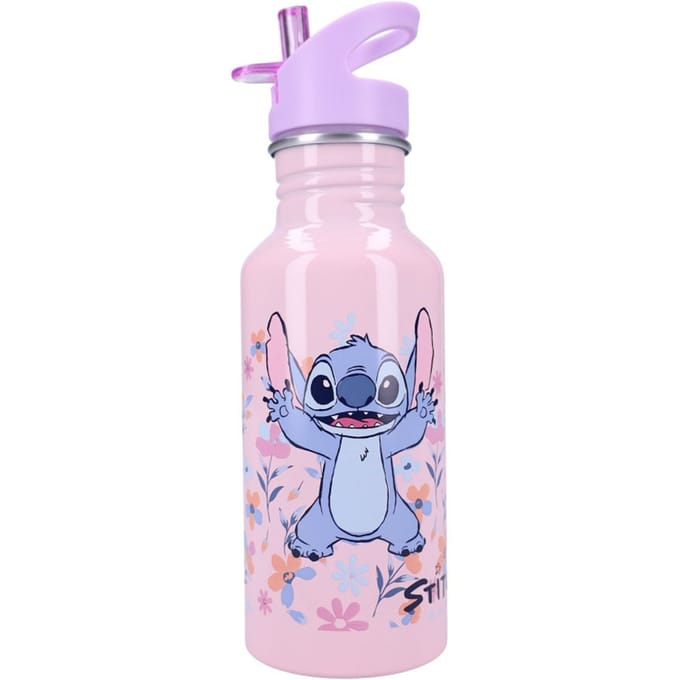 Lilo & Stitch Keep It Cool - Schoolbeker en Drinkfles - 500ml - Aluminium - Paars
