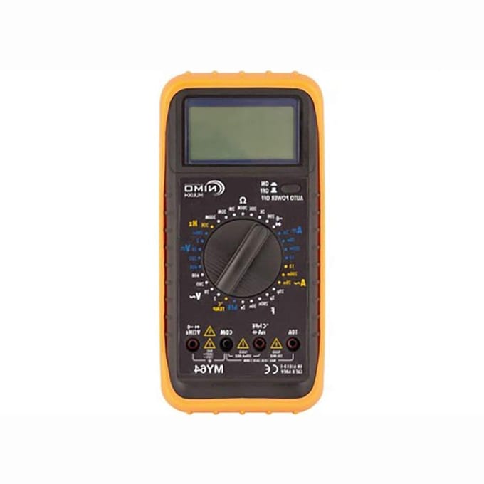 Digitale Multimeter - Multitester Spanningstester - Elektrische Metingen - Gegevensopslag Functie - 15 x 127 x 77 cm - Grijs
