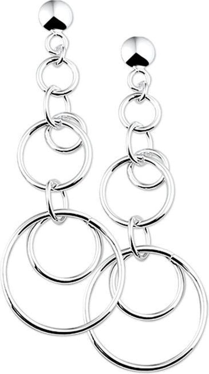 TFT Oorhangers Zilver Gerhodineerd Glanzend