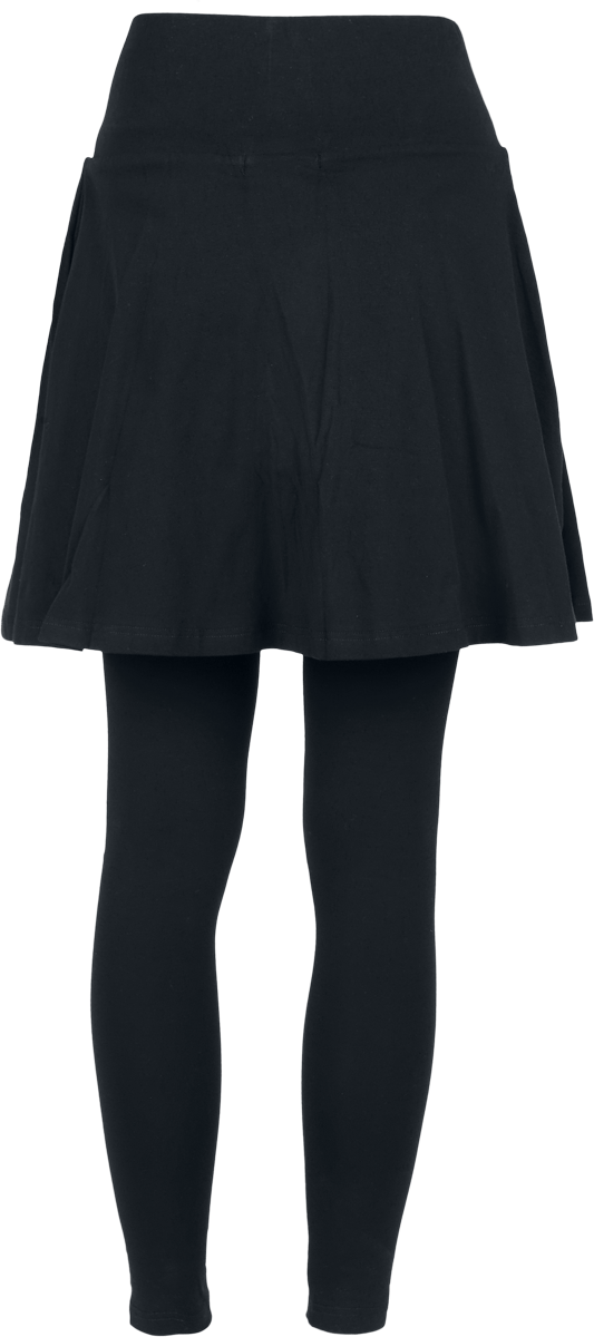 R.E.D. Rock-Engineered Design zwarte basic leggings met geïntegreerd rokje - Dames - S