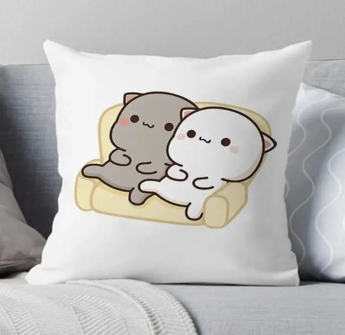 Velvet Cuddle Cats Collection kussenhoes - 45x45 cm