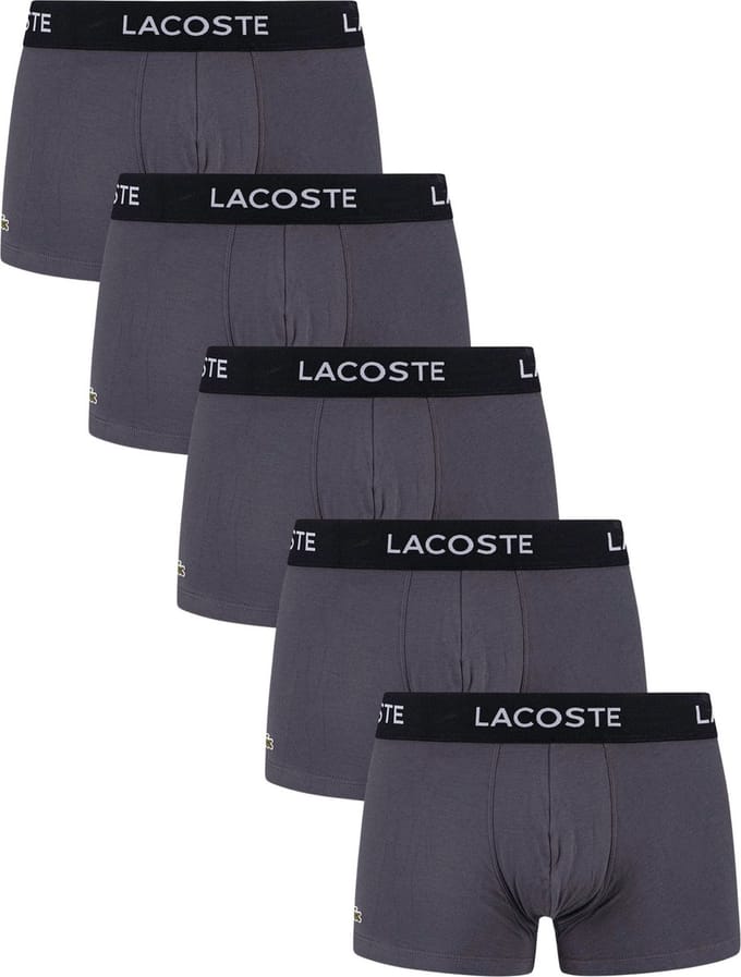 Lacoste Casual Short Boxershorts Heren (5-pack) - Maat XL