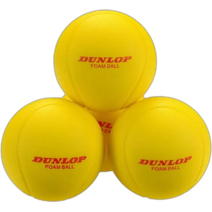 Set van 12 tennisballen Dunlop Training Foam