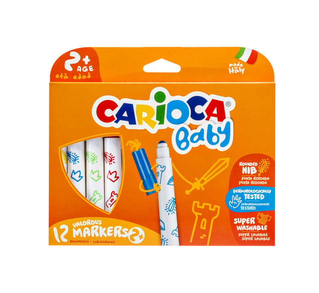 CARIOCA BABY 2+ SUPER WASHABLE VILTSTIFTEN 12ST / krt ds