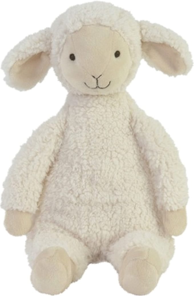 Happy Horse Lam Leo Knuffel 30cm - Wit - Baby knuffel