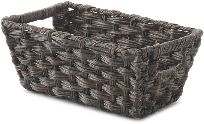 Split Rattique Kleine Plank Tote-Drijfhout