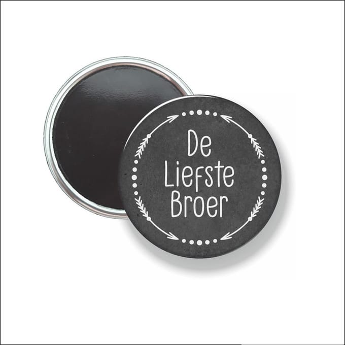 Button Met Magneet 58 MM - De Liefste Broer - NIET VOOR KLEDING