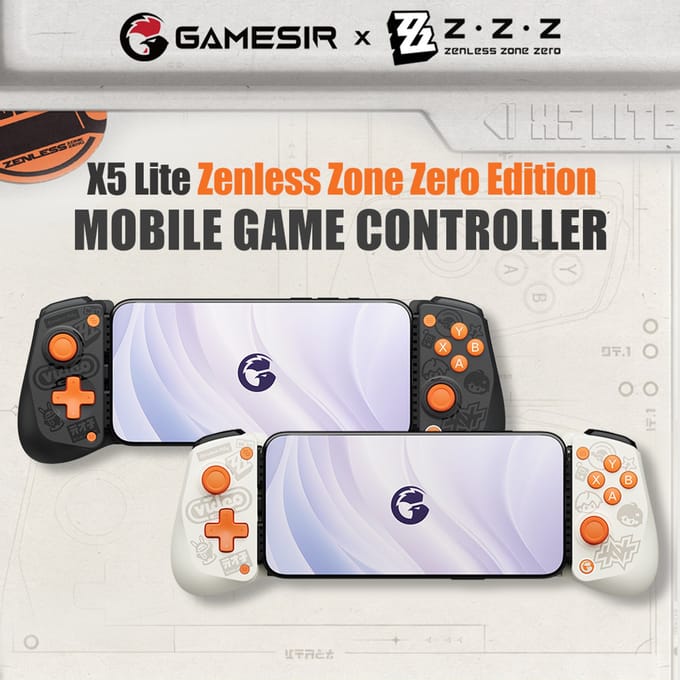 GameSir X5 Lite Zenless Zone Zero Edition Mobiele Gamepad voor iPhone 17 16 15 Android iPad Mini Y700 Tablet Controle voor Mobiele Telefoons ZZZ Lunar
