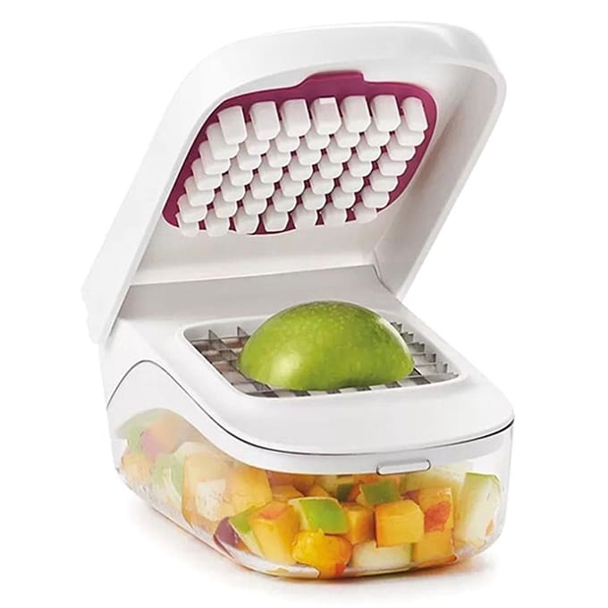 Râpe à légumes Hachoir à oignon Coupeur Multifonctionnel Coupeur de fruits Diceur de pommes de terre Carottes Râpe Cuisine L(for 6.5-9kg) gray