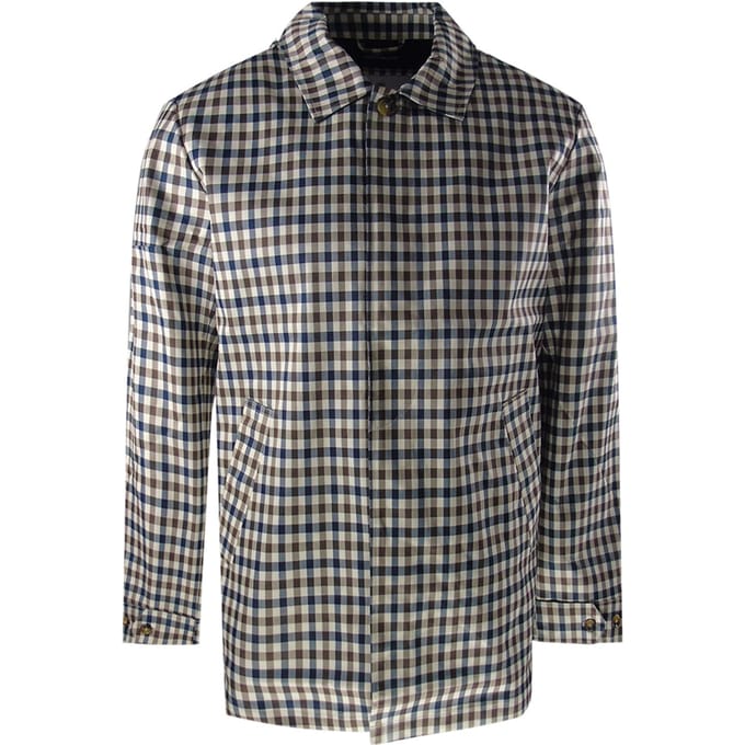 Aquascutum Active Iconic Caban Club Check-jas