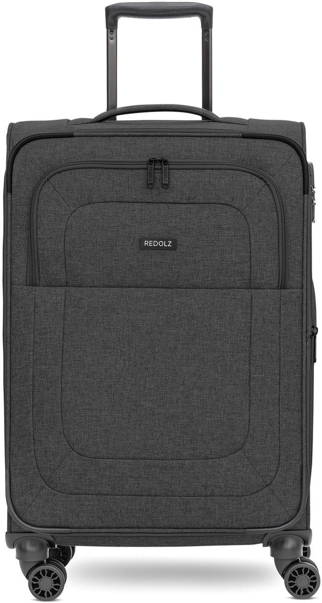 REDOLZ trolley Essentials 12 Trolley Black donkergrijs 67cm