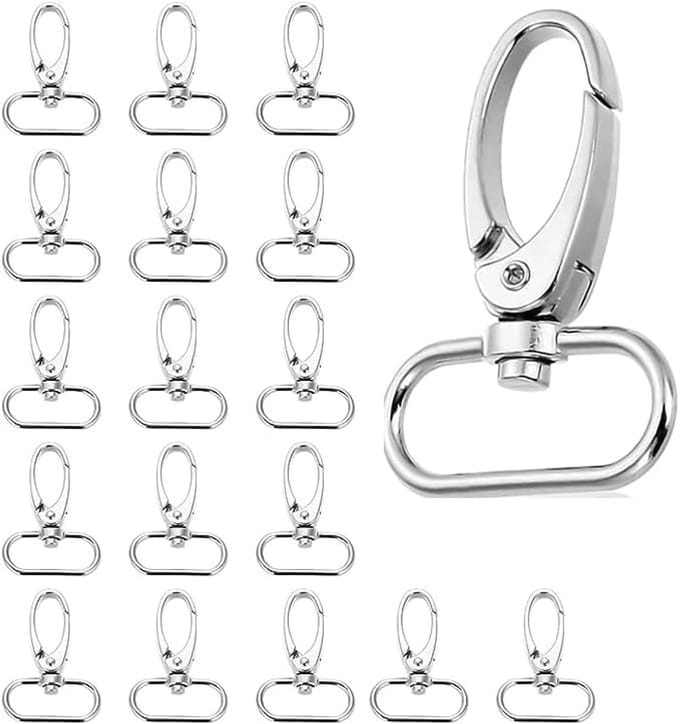 Stunq® Set van 30 Metalen Draaihaak Klips - Multifunctionele Accessoireshouder