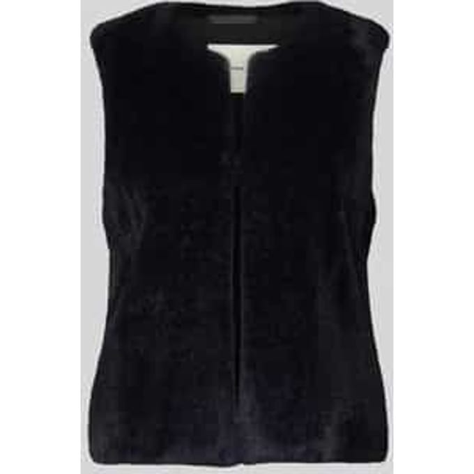 Regular Fit bodywarmer in imitatiebont-look