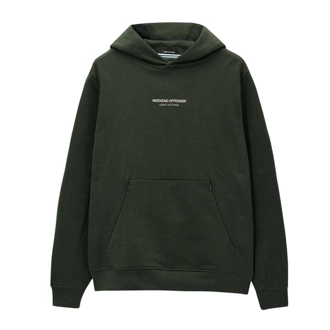 Weekend Offender Coban Woan-hoodie voor heren (Groen)
