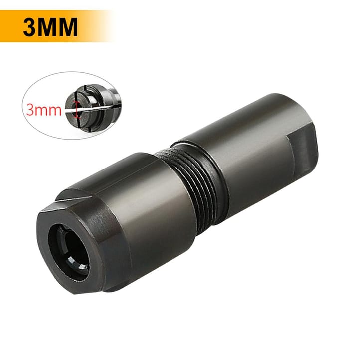 Adaptateur universel modifié pour meuleuse d'angle 6/3 mm vers mandrin de meuleuse droite pour meuleuse d'angle de type 100, coupe-fil M10 6mm