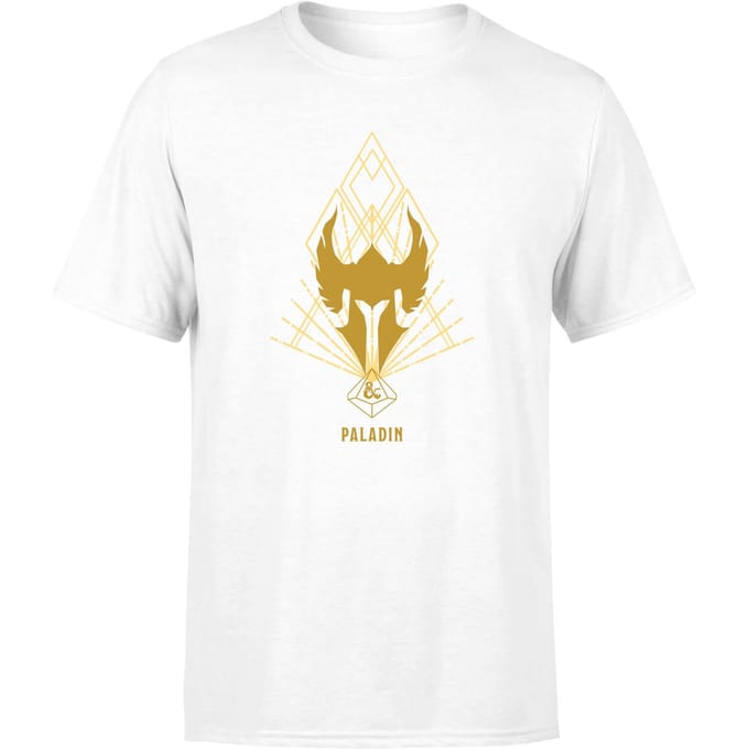 Dungeons & Dragons Paladin Men's T-Shirt - Wit - S