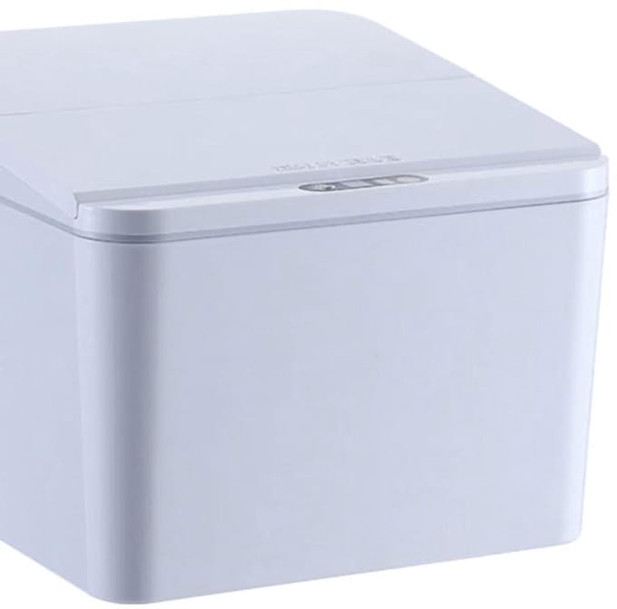 Slimme Sensor Prullenbak - Inductie Opbergbak - Afval Verwerken - Handsfree Bedienen - 4 Liter - Grijs