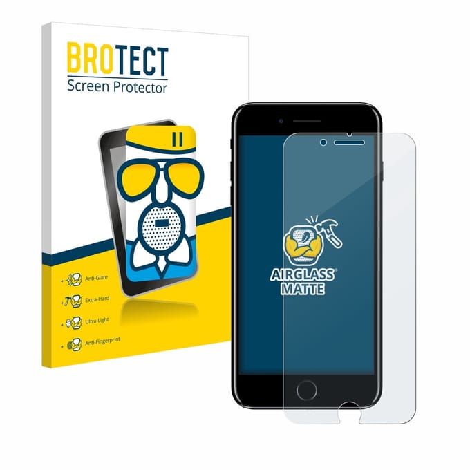 BROTECT - Screenprotector voor Apple iPhone 7 Plus / 8 Plus - Folie Beschermfolie Beschermglas matte