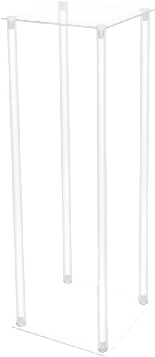 Bloemenstandaard - Voor Bruiloften / Bloemdecoratie - Set van 10 - Clear