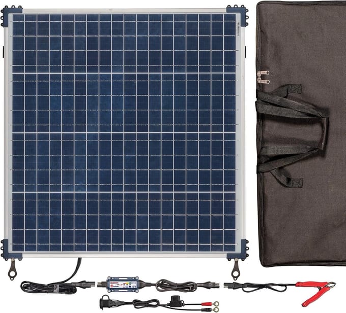 Zonne Acculader - Druppellader - Accu Onderhoud - 6-Staps Laden - 60W