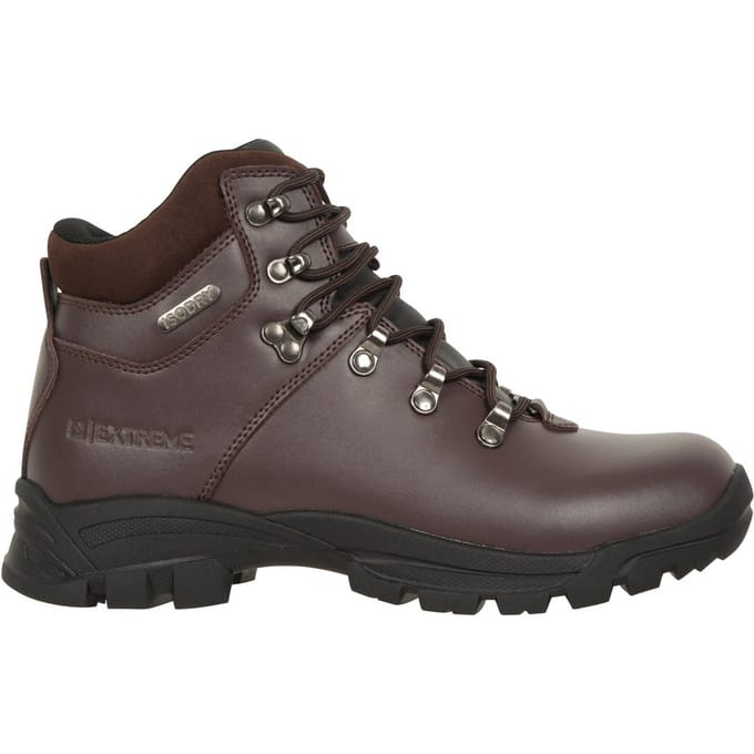 Mountain Warehouse Dames/Dames Latitude II Extreme Leather Waterdichte Wandelschoenen (Donkerbruin)